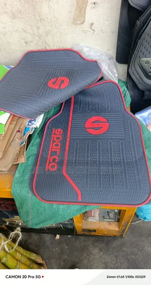 5pc Sparco Branded Universal Rubber Car Floor Mats