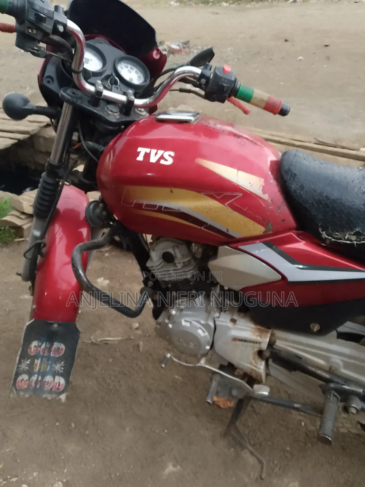 TVS HLX Plus ES 2025 Red