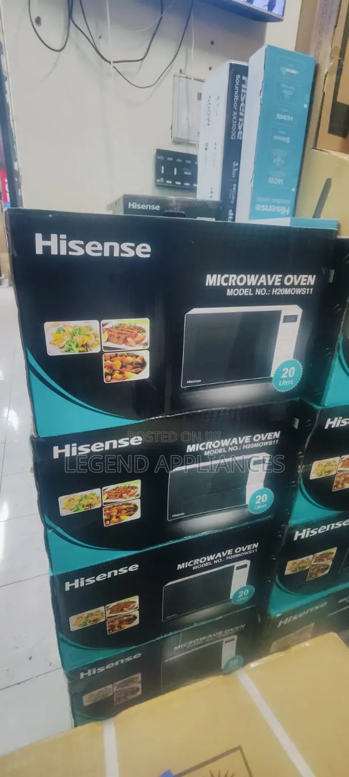 Hisense H20MOWS11 White Microwave 20L – Fast Heating