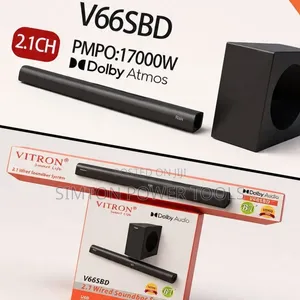 Vitron Smart Life V66SBD 2.1 Channel Wired Soundbar System.