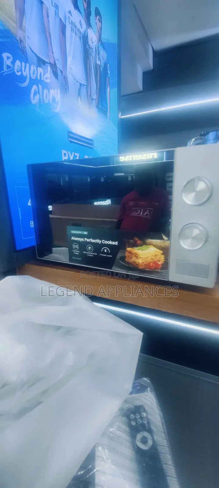 Hisense 20L Solo Microwave H20MOMS10 With Defrost Mode