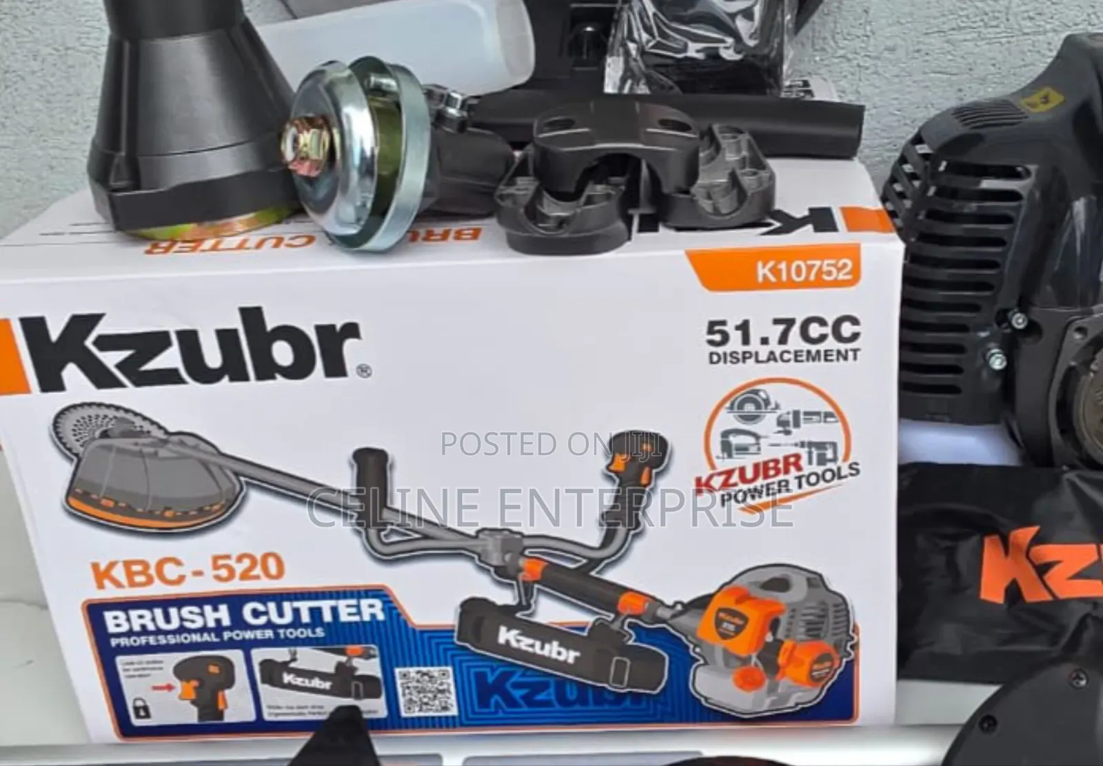 Kzubr 52cc 2-Stroke Brush Cutter – Complete Cutting Machine