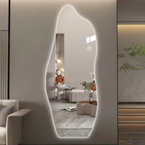 Unbreakable Acrylic Self-Adhesive Mirror | Dolphin Shape | 120x40cm
