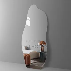 Unbreakable Acrylic Self-Adhesive Mirror | Dolphin Shape | 120x40cm