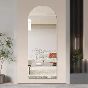 Unbreakable Acrylic Self-Adhesive Mirror | Semi-Circle | 120x40cm