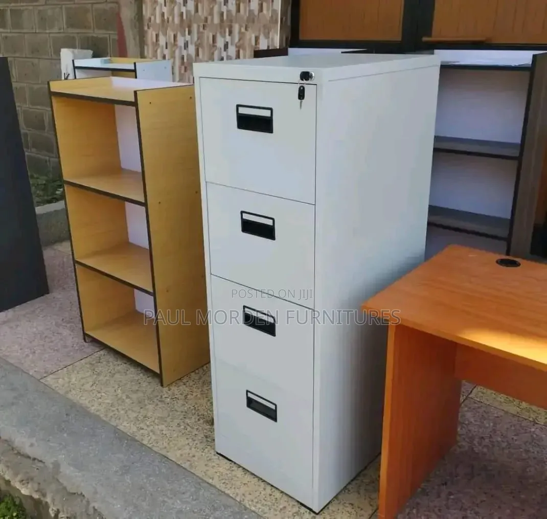 Metallic Key Lock 4_drawers Cabinet