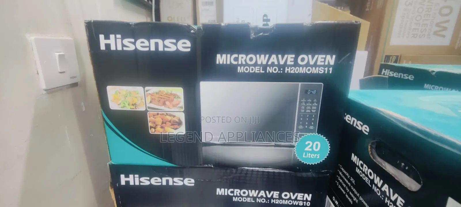 Hisense 20L, Silver, 700Watts Digital Microwave Oven