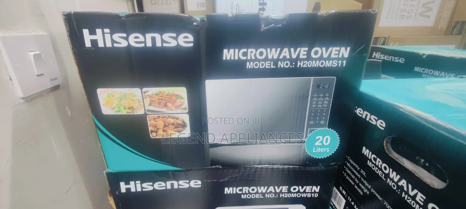Hisense 20L Digital Silver Microwave Oven