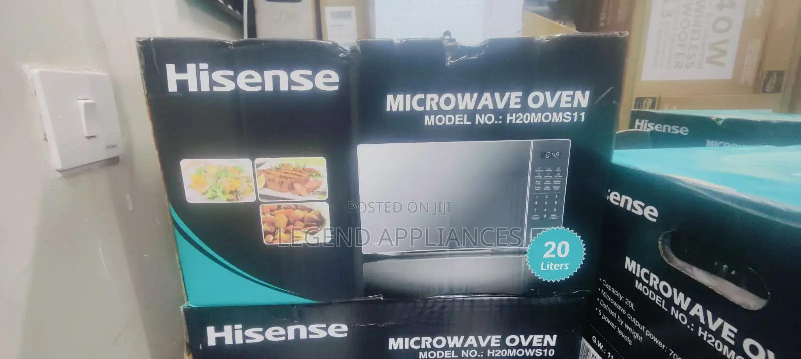 Hisense 20L Digital Silver Microwave Oven