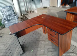 Office Desk Shaped Executive Manager Workstation