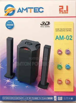 AMTEC 2.1 X-Bass 3D Real Sound Home Theater System