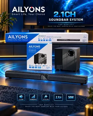 Ailyons 2.1ch SB501K Soundbar Multimedia Speaker System