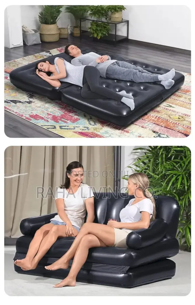 Bestway 5-in-1 Inflatable Pullout Sofa Bed | 2 Seater | Free Pump