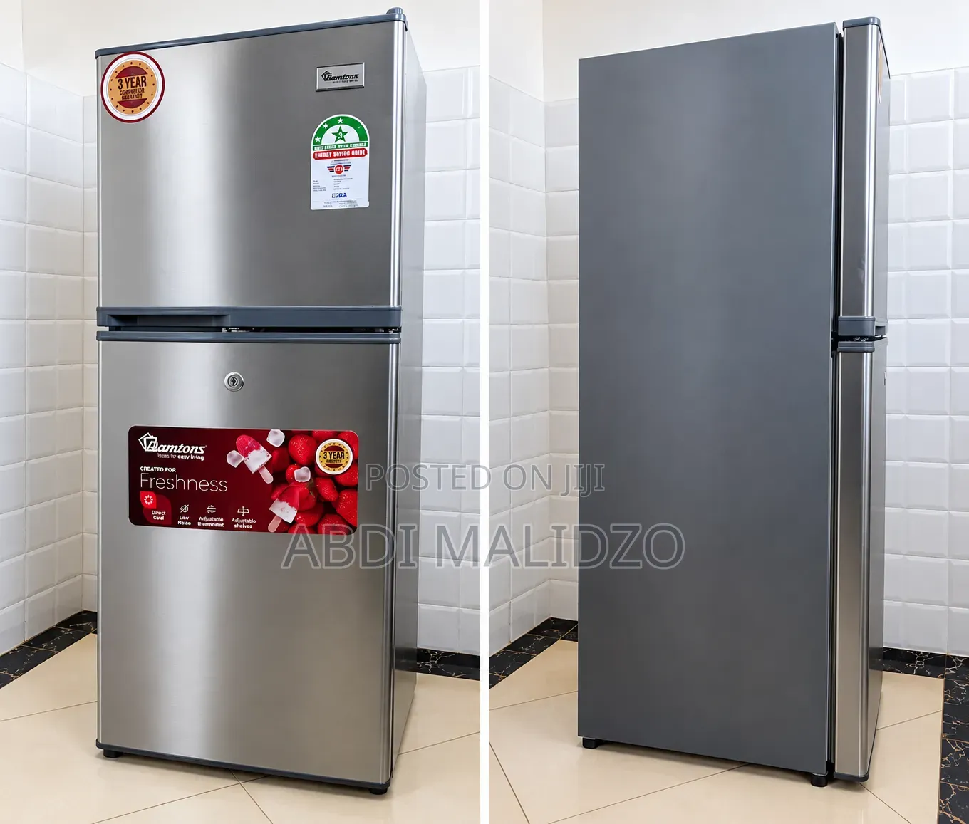 Ramtons 138L Fridge – RF/339 Silver | Pristine Condition