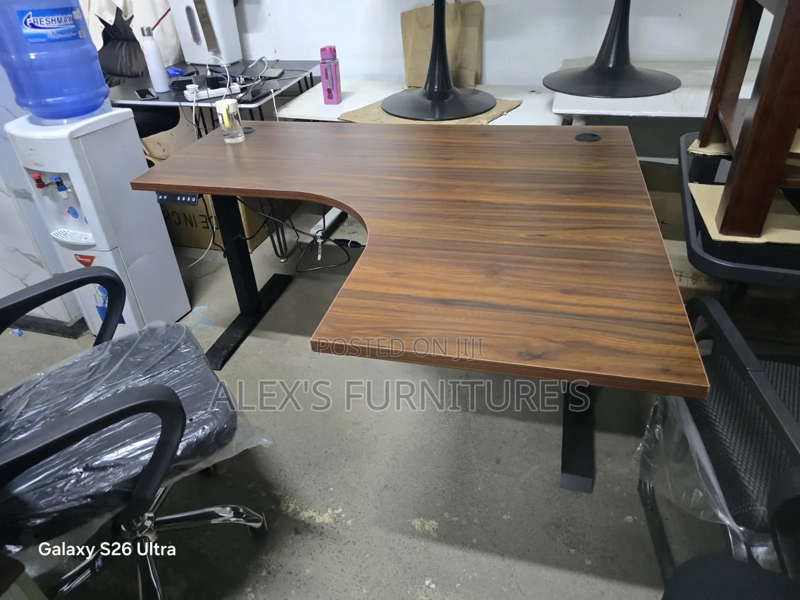 L Shape Electric Office Desk