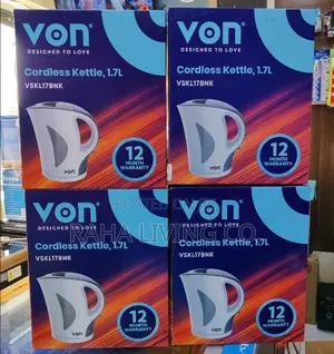 Von 1.7L Cordless Electric Kettle | VSKL17BNK | Fast Boil