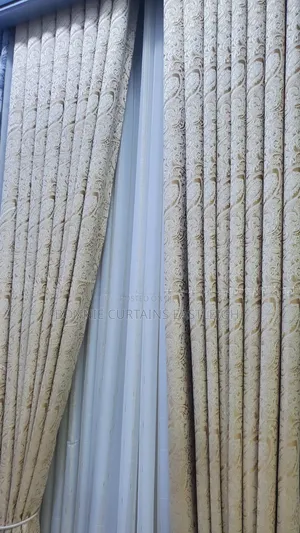 Cream Curtains and White Sheers for Living Rooms