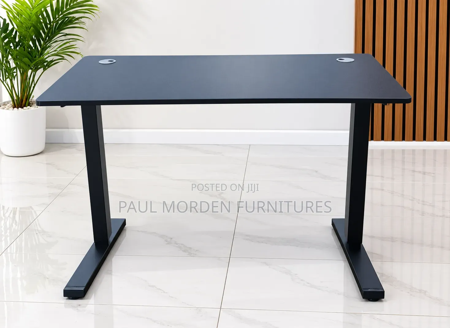 Standing Black Electric Office Table
