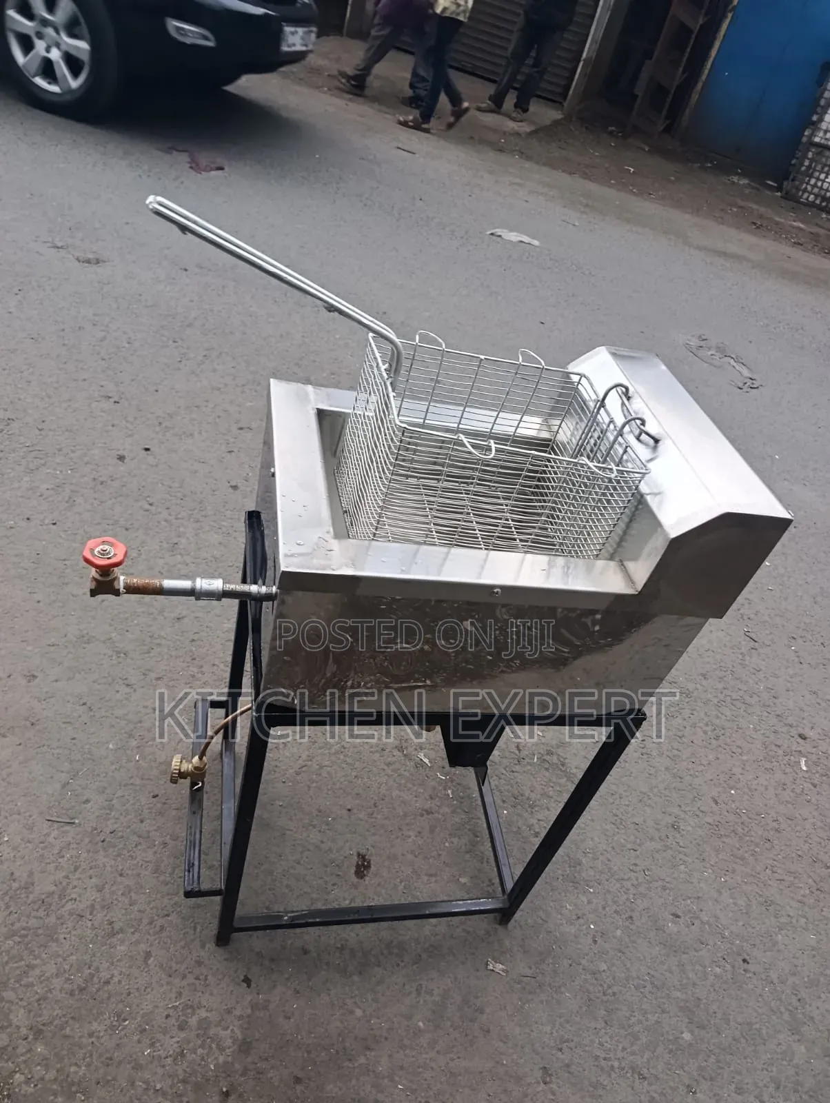 Single Gas Chips Fryer