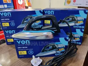 Von Dry Iron Box | VSID128SK | Teflon Soleplate