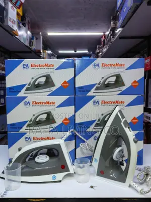 ElectroMate 1000W Steam Iron | JB02 | Non-Stick Soleplate