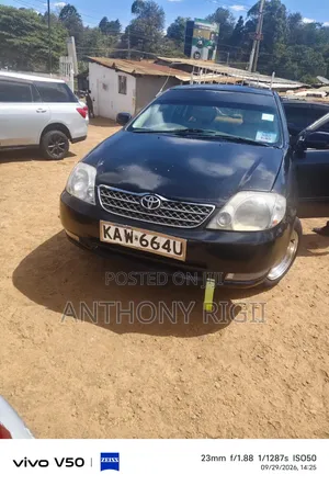 Toyota Corolla 1.5 Sedan Automatic 2002 Black