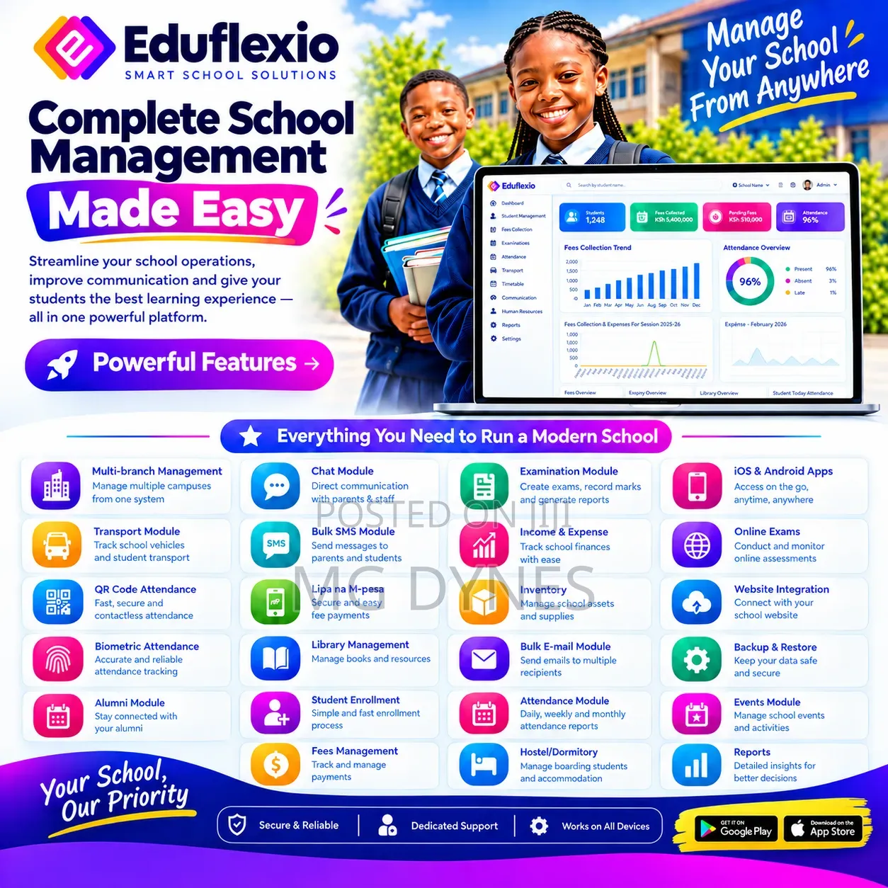 School Management System - Best and Affordable
