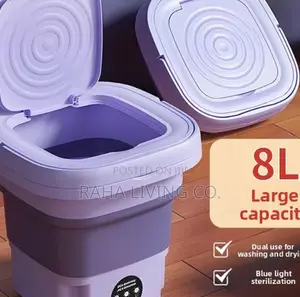 8L Portable Foldable Mini Washing Machine | Compact | 3 Colours