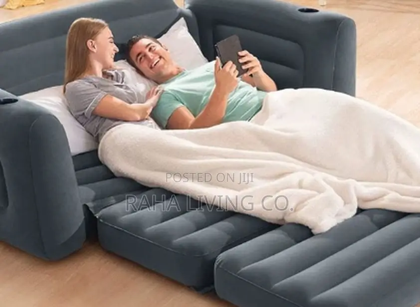 Intex 3 Seater Pull-Out Sofa Bed | Electric Pump | Inflatable