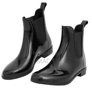 Ladies Waterproof Chelsea Gumboots – Black