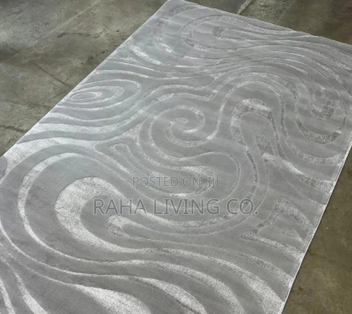 Sadaf Turkish Carpet | 5x8 6x9 | Grey Cream | Premium