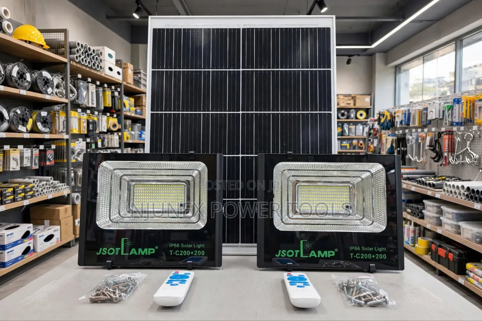 JSOT T-C200+200 IP66 Solar Light System