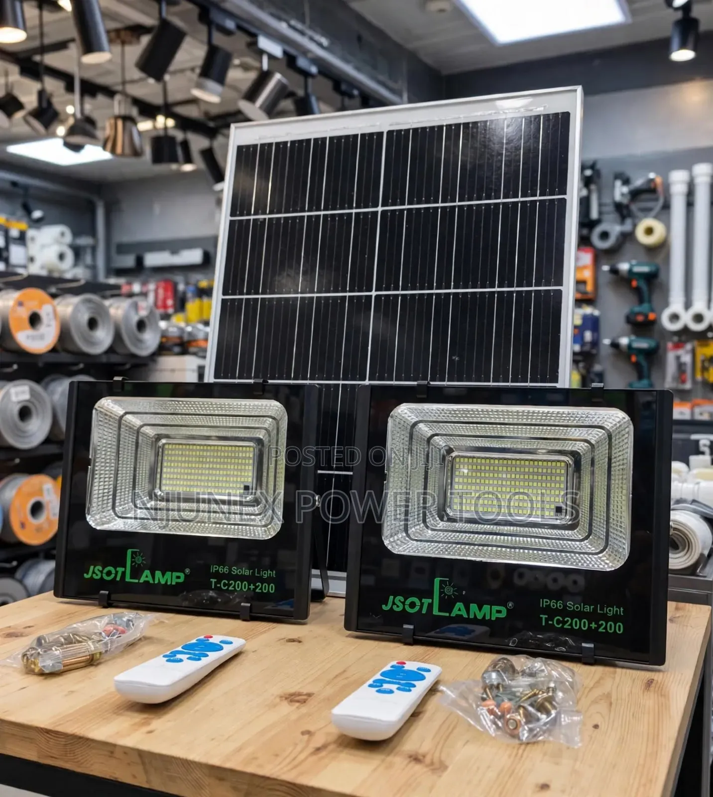 JSOT T-C200+200 IP66 Solar Light System