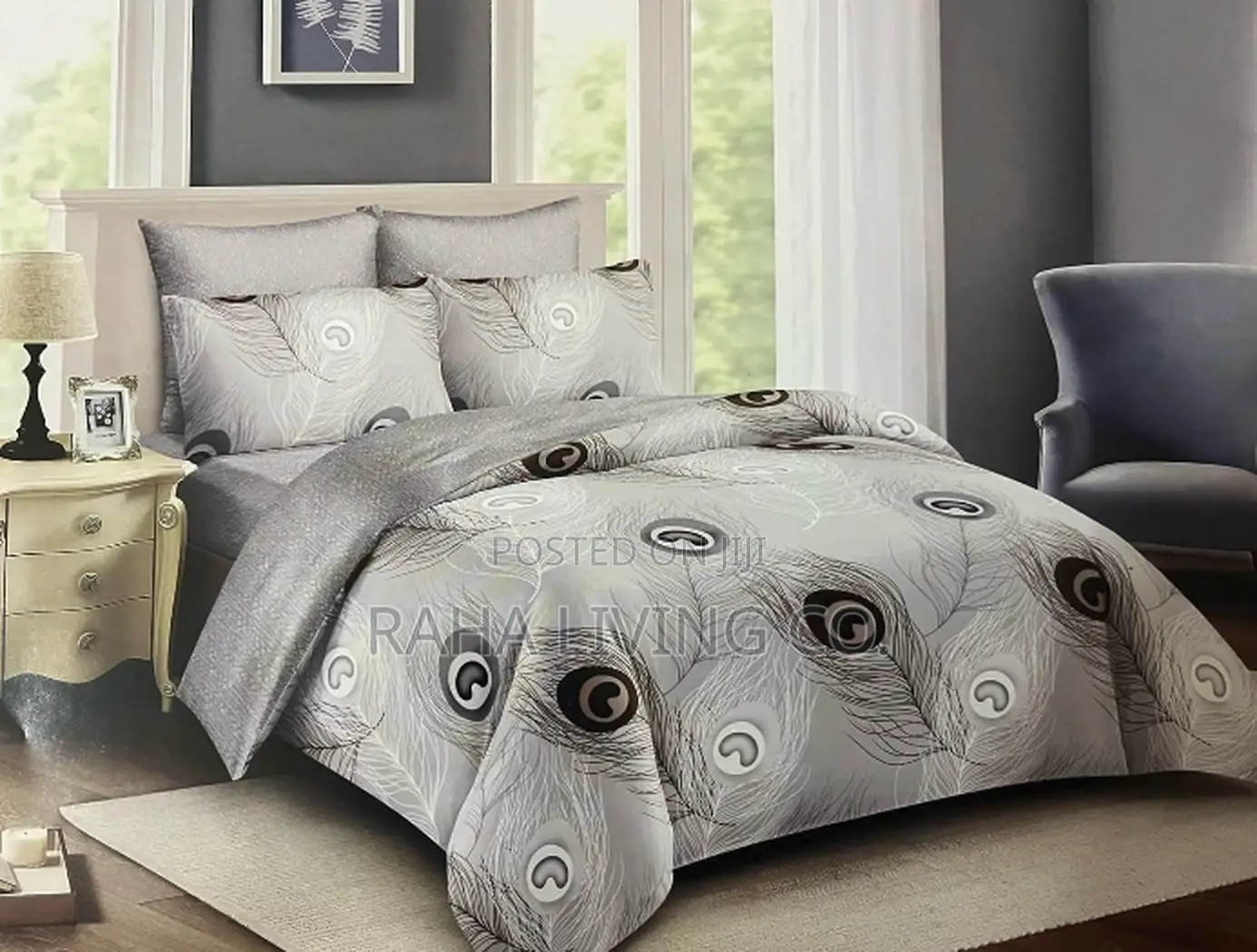 4pc Cotton Binded Duvet Set | 6x6 6x7 |