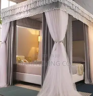 Canopy 4 Stand Mosquito Net | 6x6 | Stainless Steel Bracket