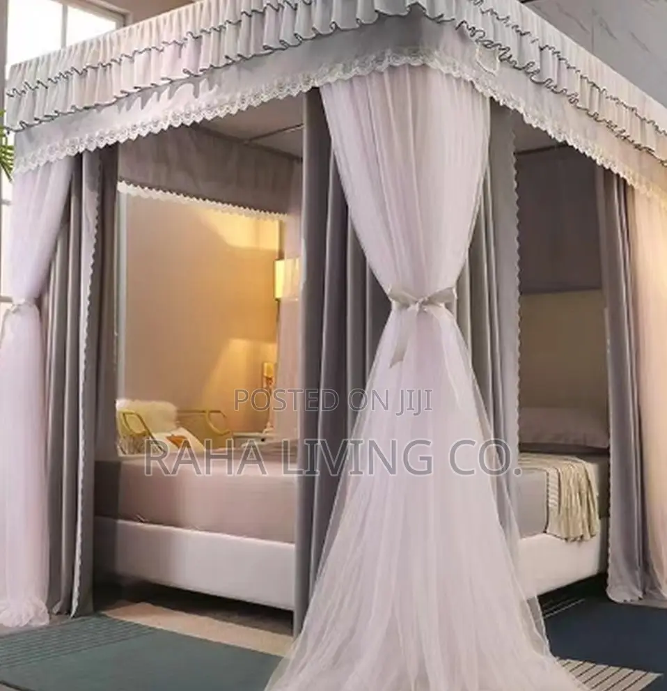 Canopy 4 Stand Mosquito Net | 6x6 | Stainless Steel Bracket