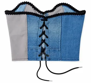 Upcycled Denim Corset