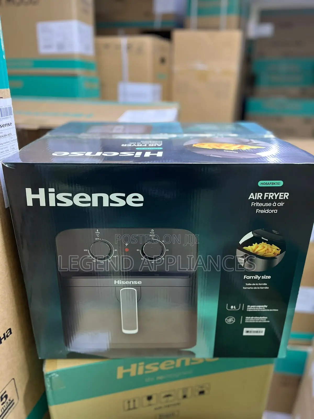 Hisense 8 Litre Manual Air Fryer