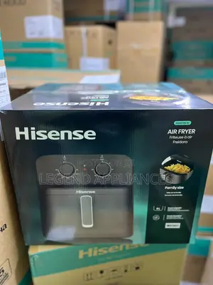 Hisense 8L Air Fryer Black Single Basket Digital Touch,900W