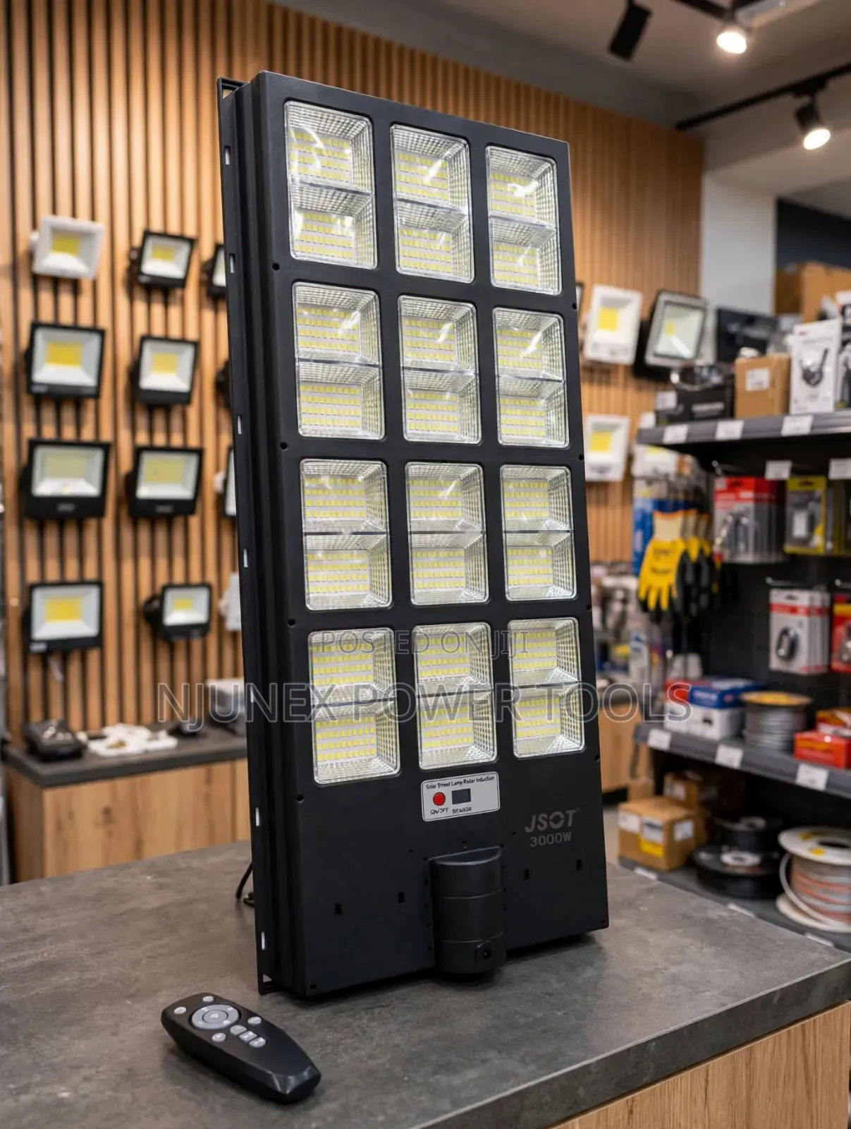 JSOT 3000W Solar Street Light With Multiple LED Panels
