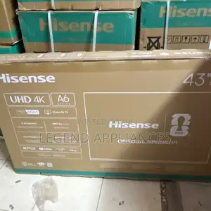 Hisense 43" 4K UHD Frameless Smart TV With Dolby Vision