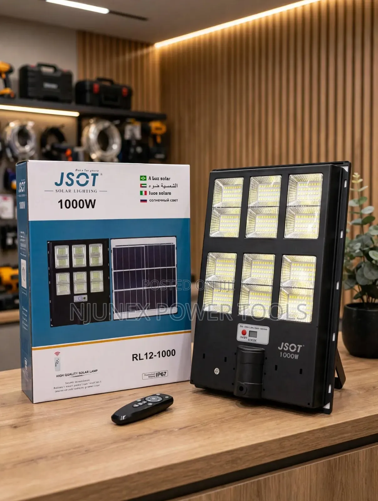 JSOT 1000W Solar Street Light (Model RL12-1000)