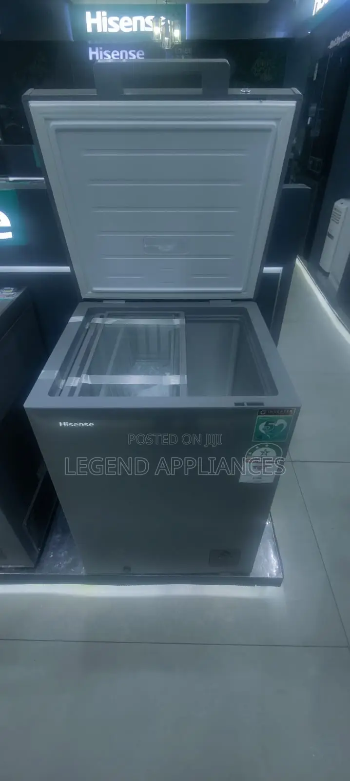 Hisense 144L Chest Freezer (Grey)