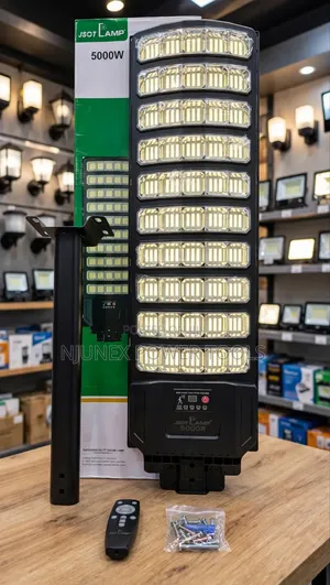 JSOT Lamp 5000W Super Wide Angle All-in-One Solar Street Light,