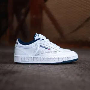 Rebook Club ” Navy Blue “ Quality Leather Sneakers