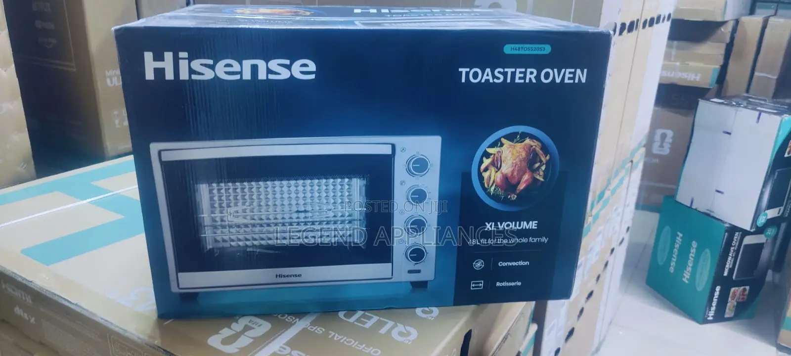 Hisense 48L Multi-Function Toaster Oven (2YRs WRTY)