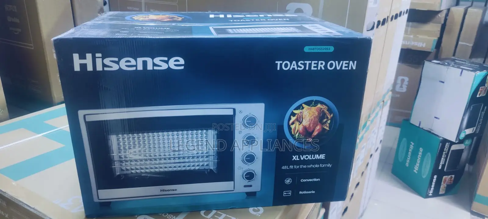 Hisense H48TOSS20S3 48L Mini Oven