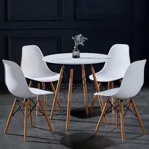 White Dining Plastic Seat