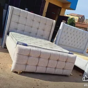 White  Chester Bed  5x6+ Mattress