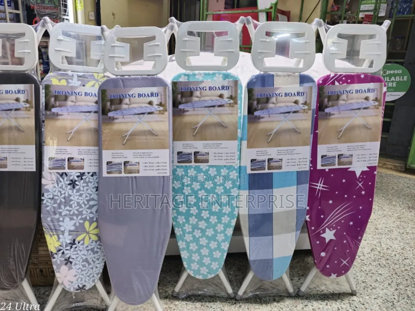 Ironing Board Metallic Ironing Board Pink, Grey, Blue